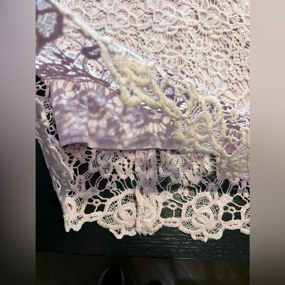 NANETTE LEPORE PURPLE LACE SHEATH DRESS SIZE 8 - Picture 5 of 7